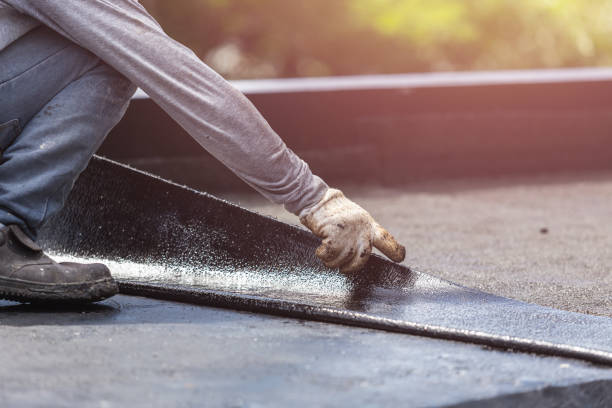 Professional Waterproofing technician working in Douglas, MI